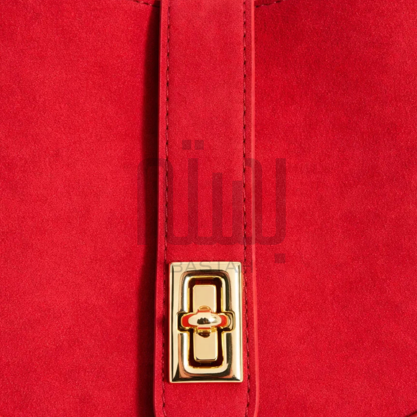 Solenne Crossbody Bag "Lava Red"