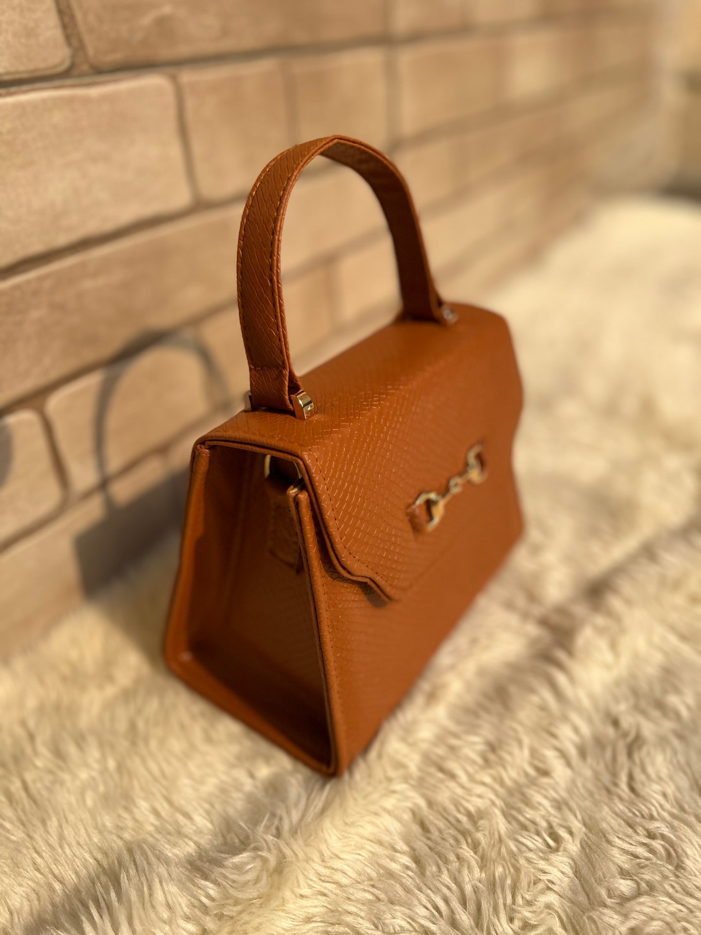 Versatile Amphibian Mini Handbag “Brown”