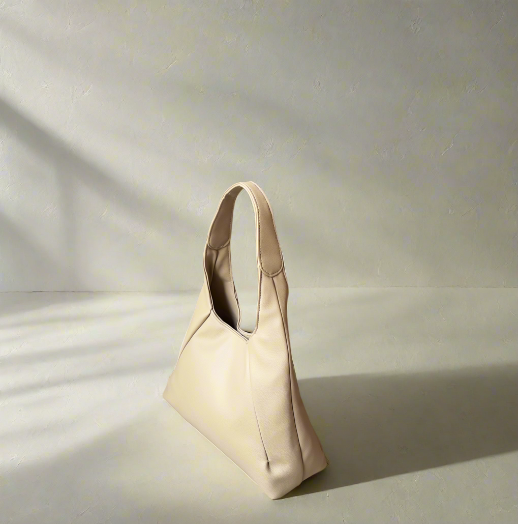 Berlin Satchel Tote “Beige”