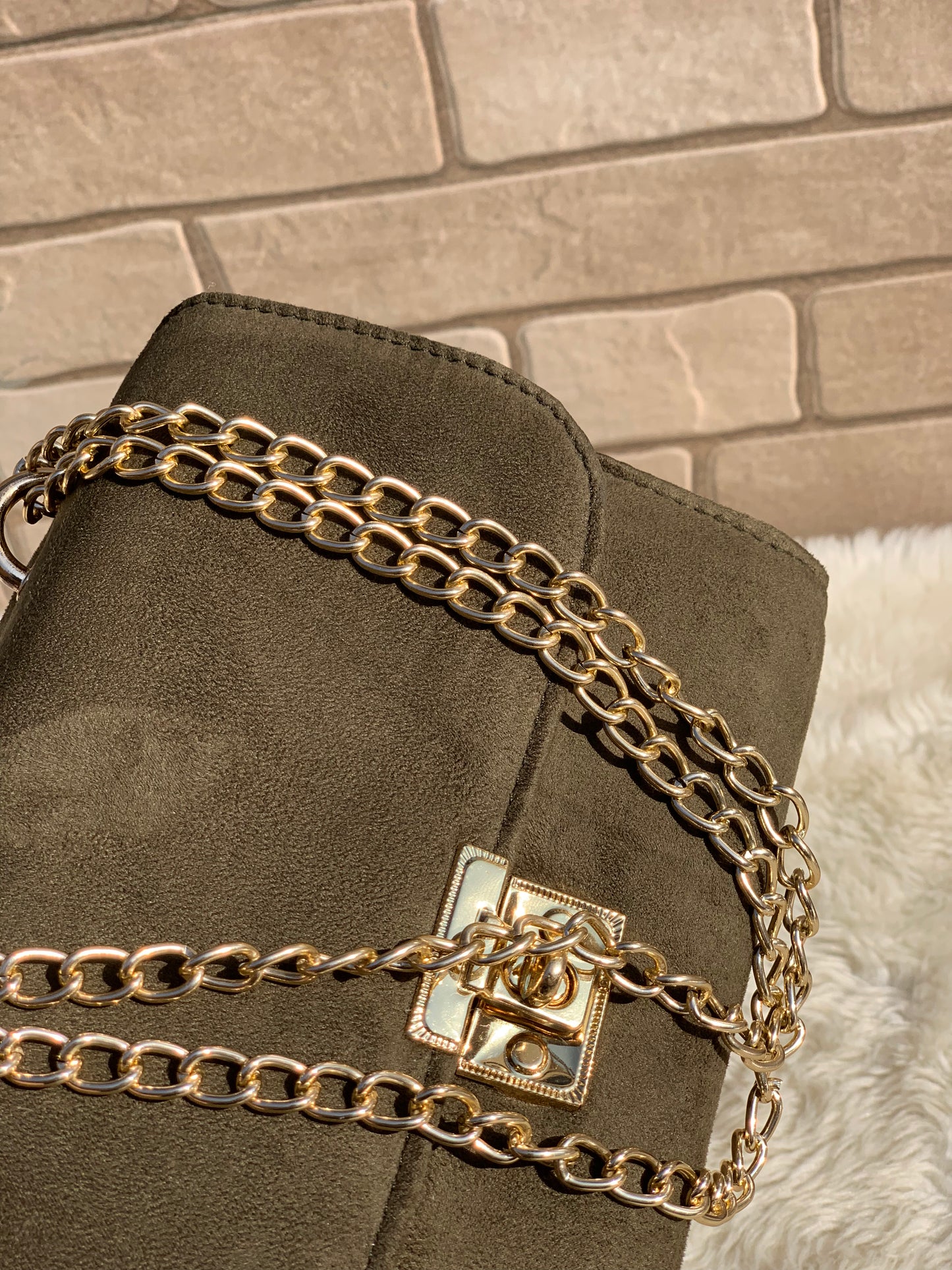 Alcan Chic Crossbody Bag “Warm Stone Grey”