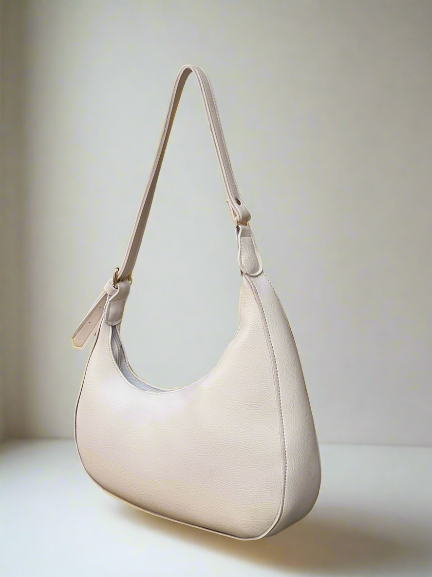 Luna Asymmetric Bag “White”