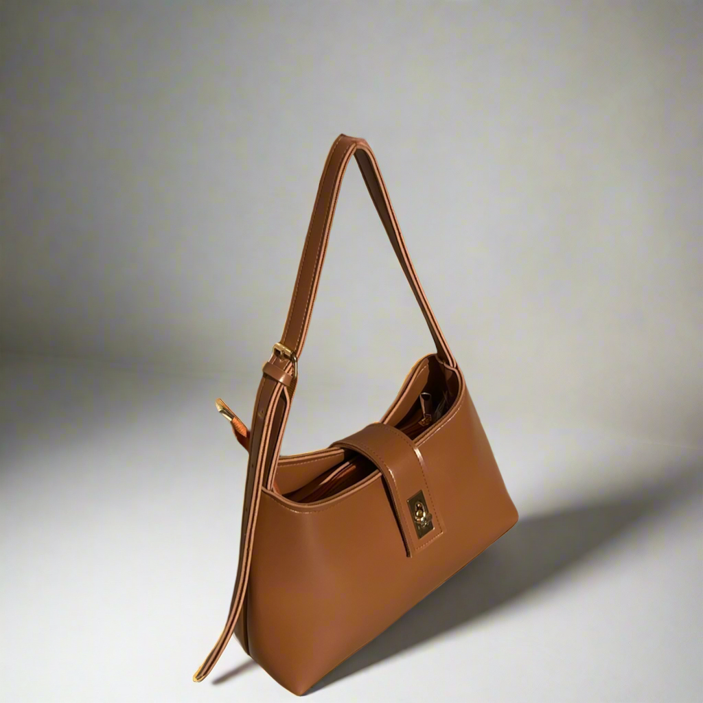 Casual Chic Saddle Bag “Brown”