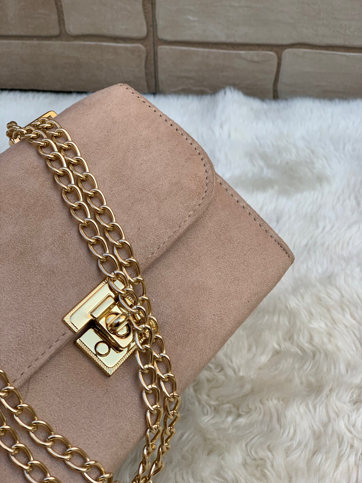 Alcan Chic Crossbody Bag “Beige”
