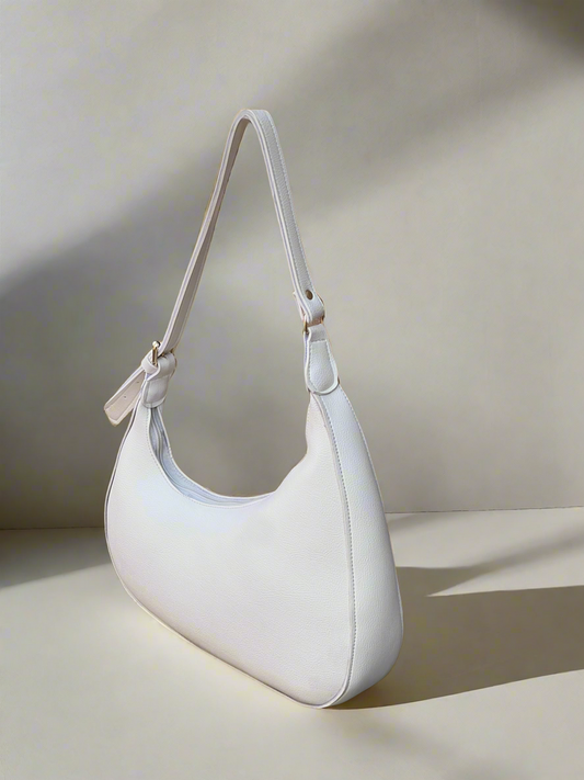 Luna Asymmetric Bag “White”