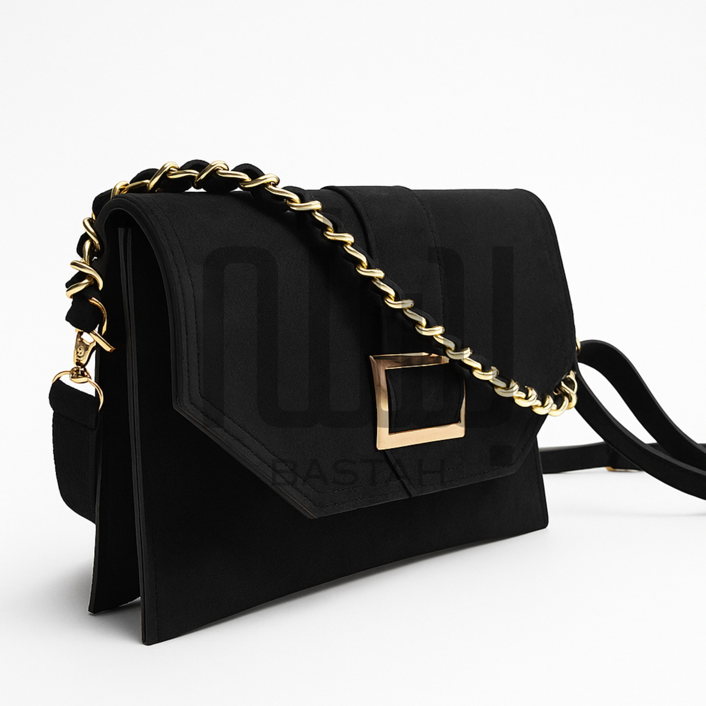 Halo Crossbody Bag "Black Noir"