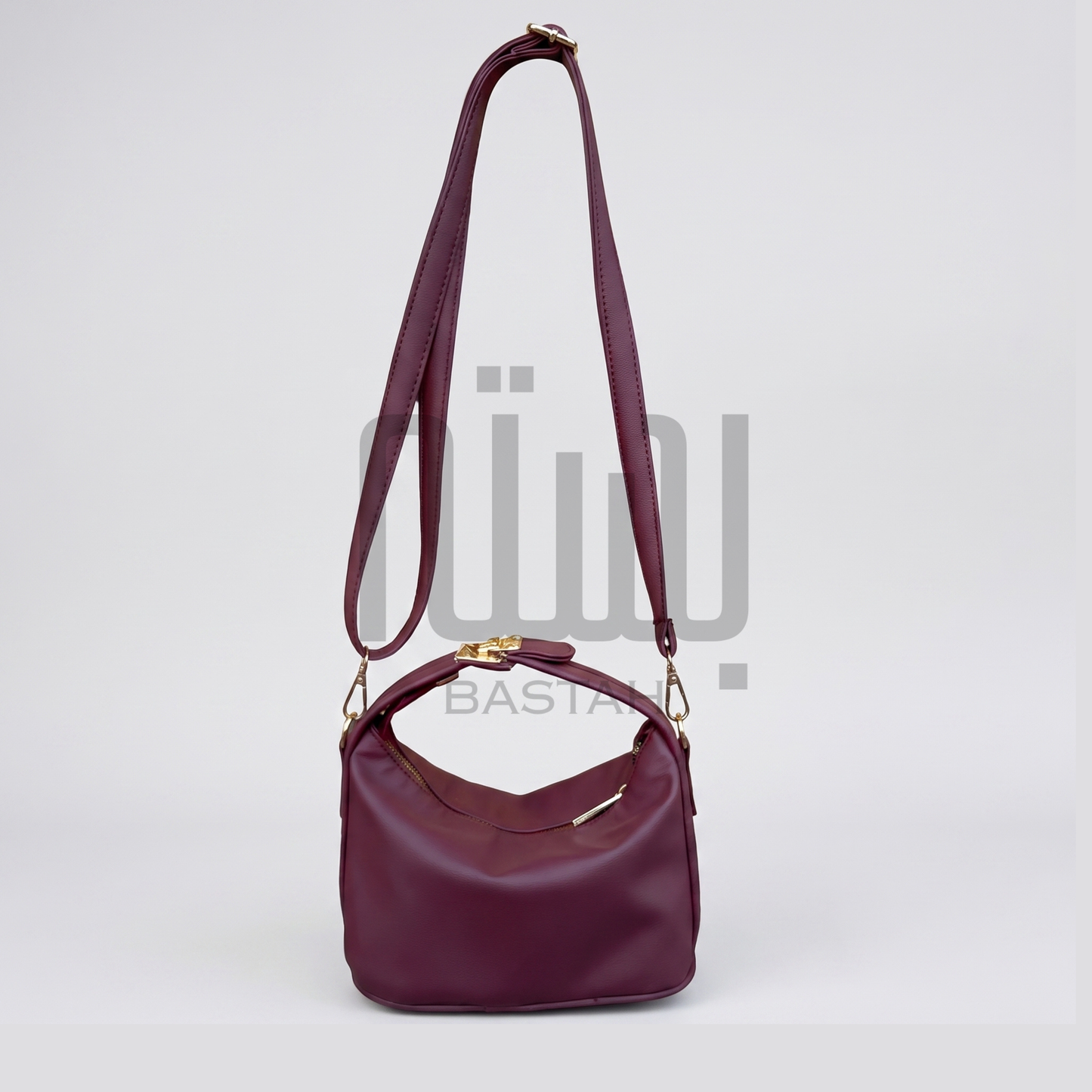 Noir Hobo Bag "Dark Wine"