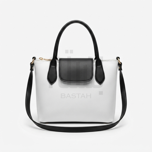 Noir Satchel Purse 'Oreo'
