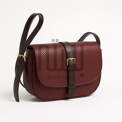 Duchess Saddle Bag "Maroon"
