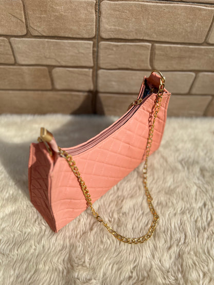 Quilted Handbag “Pink”