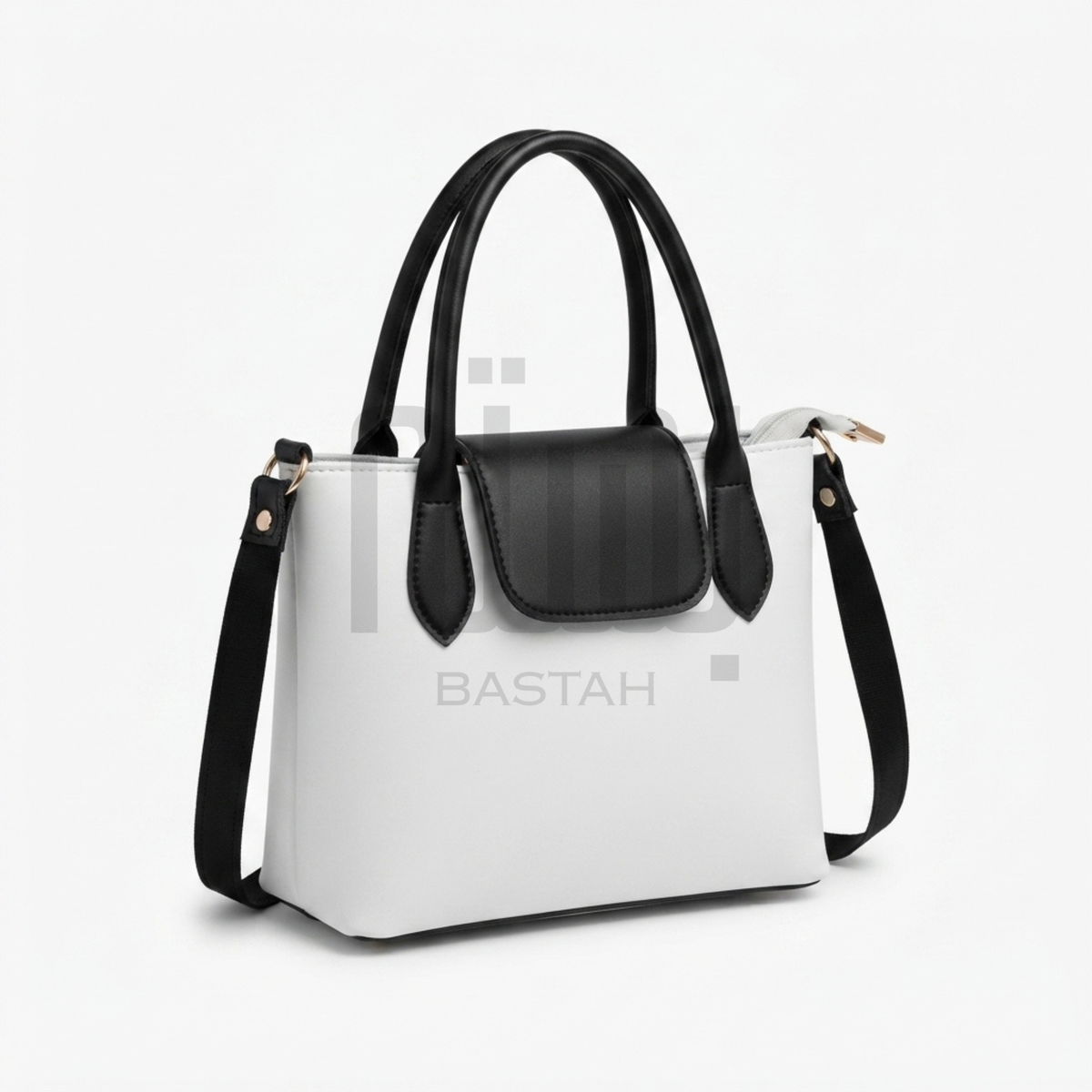 Noir Satchel Purse 'Oreo'