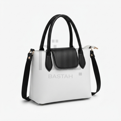 Noir Satchel Purse 'Oreo'