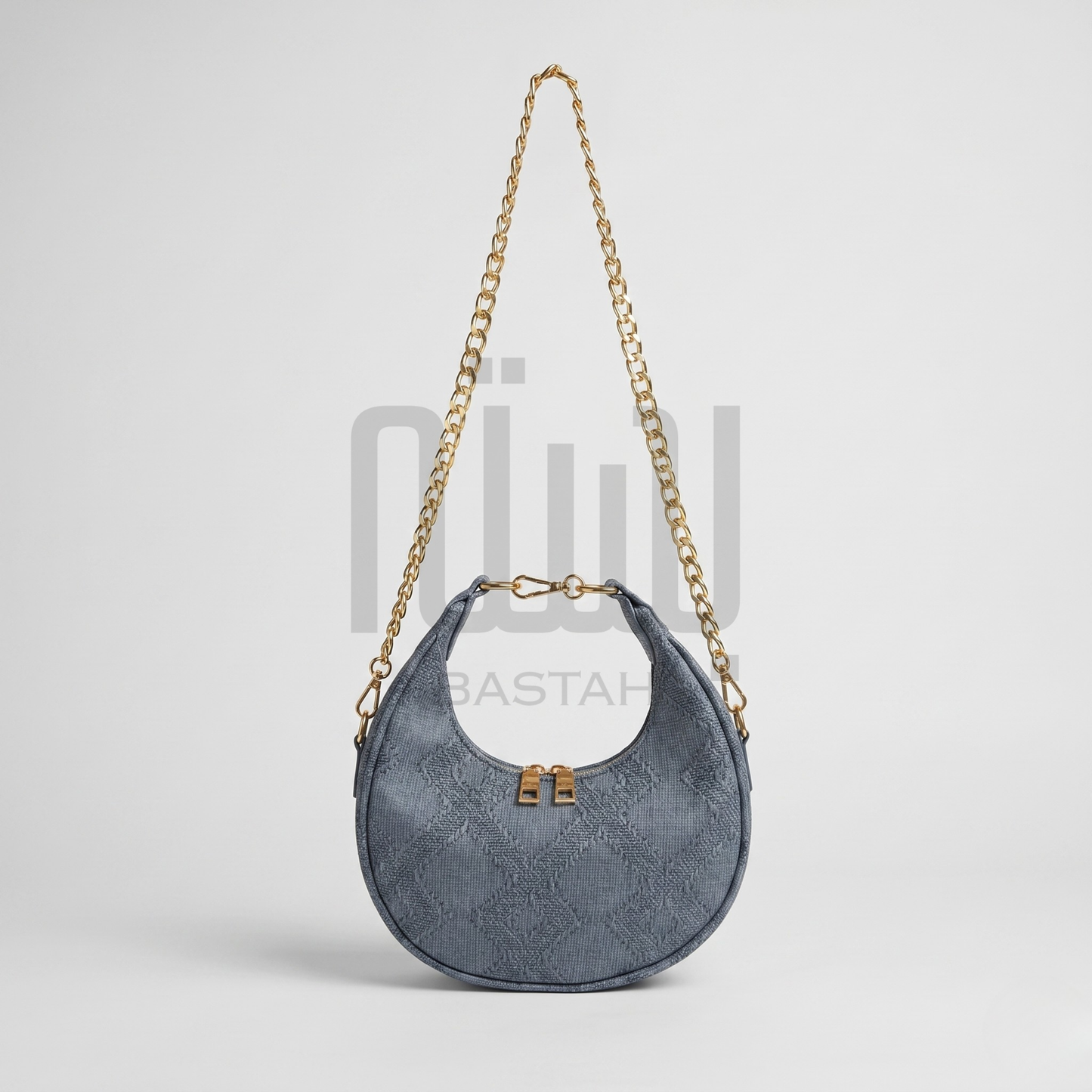 The Dune Crescent Bag — Slate