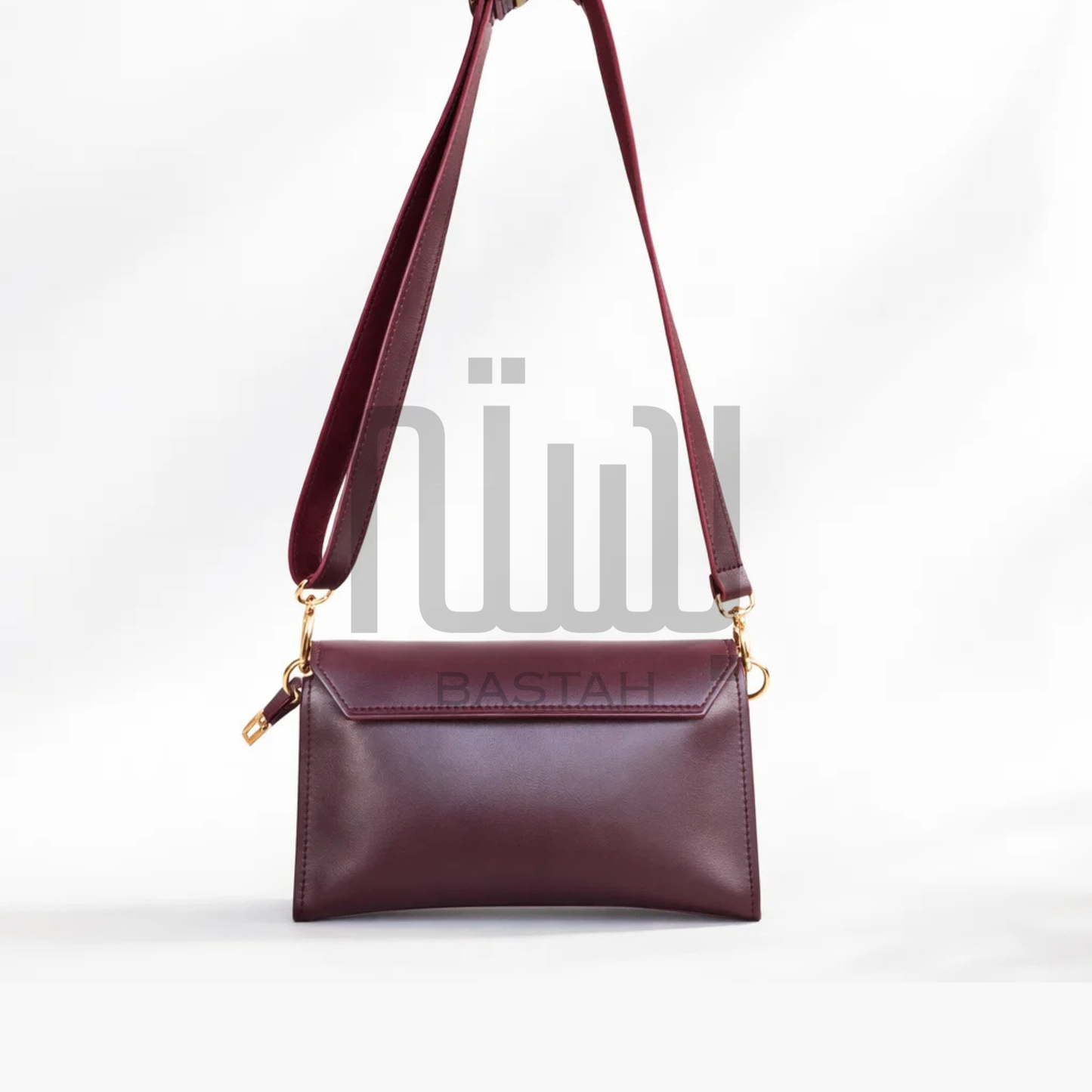 Snap Mini Crossbody Bag "Maroon"