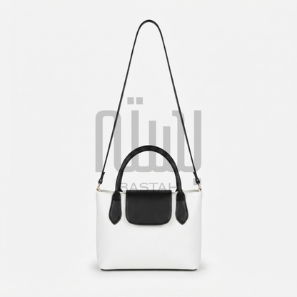 Noir Satchel Purse 'Oreo'