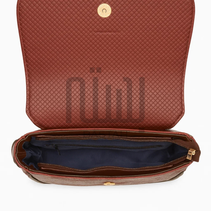 Duchess Saddle Bag "Maroon"