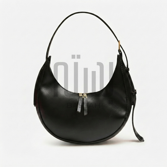 Luna Crescent Hobo Bag 'Black'