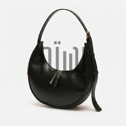 Luna Crescent Hobo Bag 'Black'