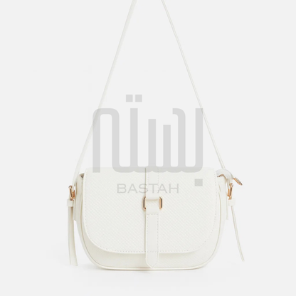 Duchess Saddle Bag "White"