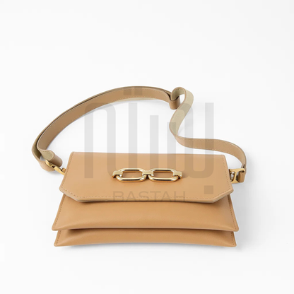 Casual Chic Crossbody Bag "Beige"