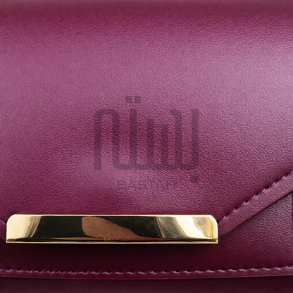 Snap Mini Crossbody Bag "Maroon"