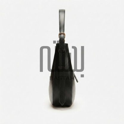 Luna Crescent Hobo Bag 'Black'