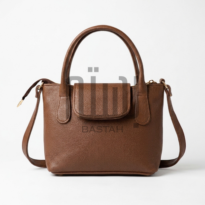 Noir Satchel Purse "Dark Brown"