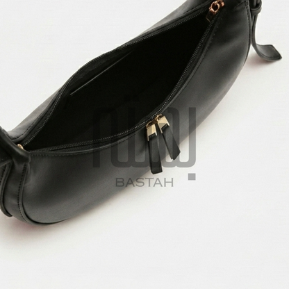 Luna Crescent Hobo Bag 'Black'