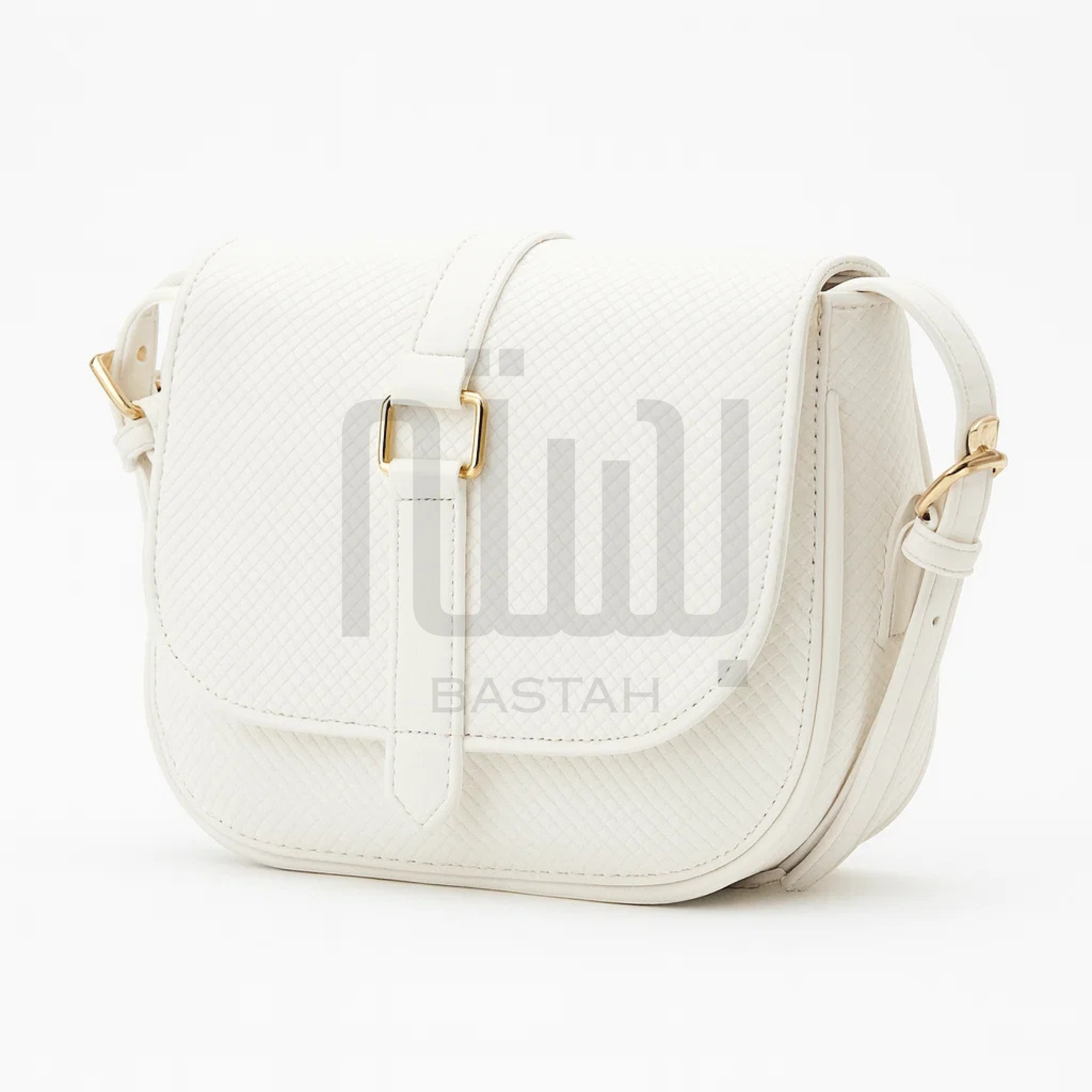 Duchess Saddle Bag "White"