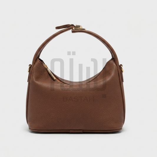 Noir Hobo Bag "Cafe Brown"