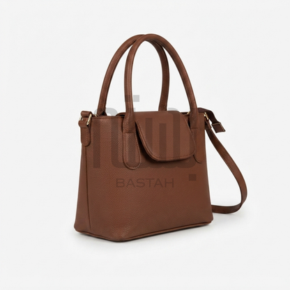 Noir Satchel Purse "Dark Brown"