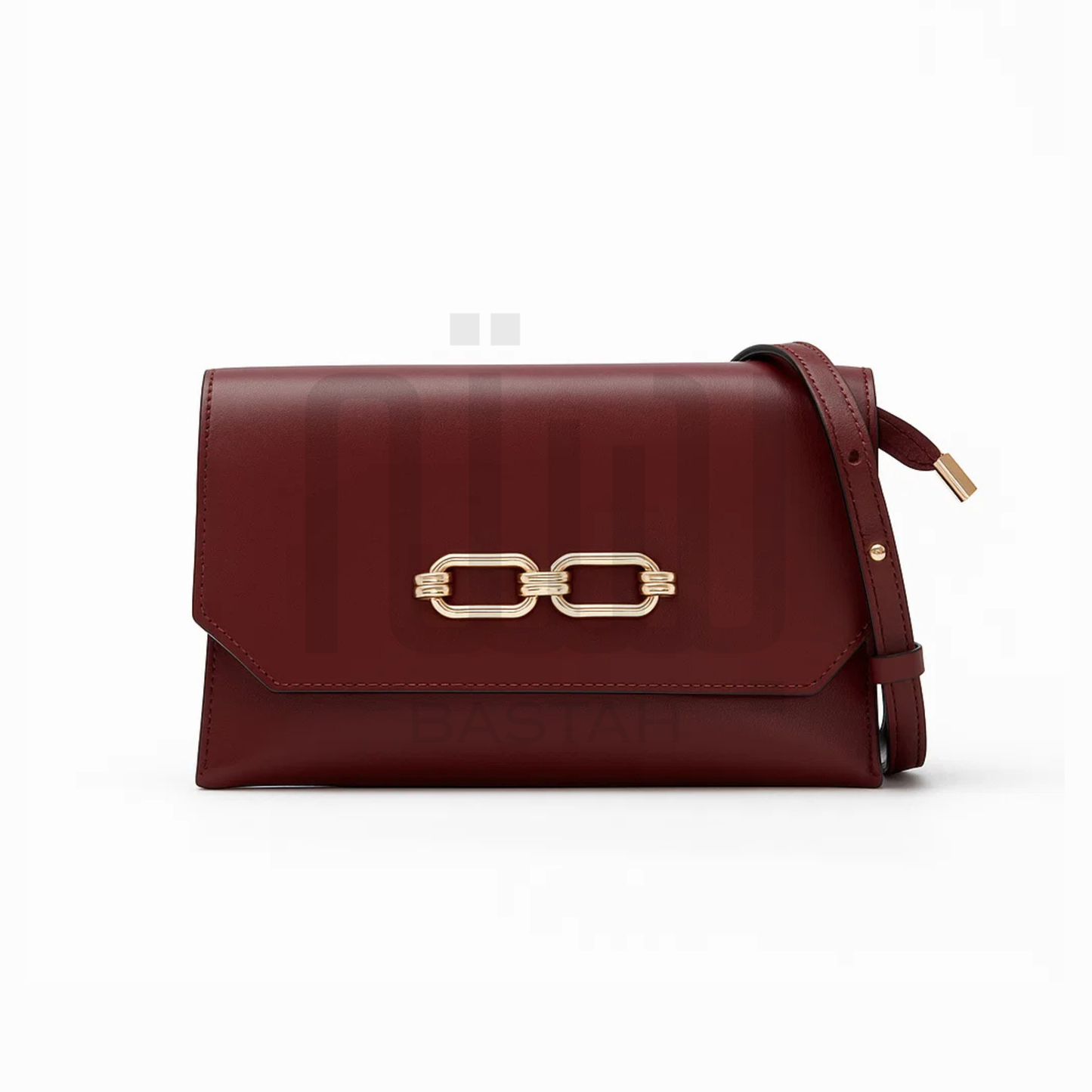 Casual Chic Crossbody Bag "Burgundy"
