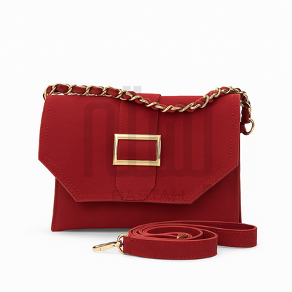 Halo Crossbody Bag "Scarlet Red"