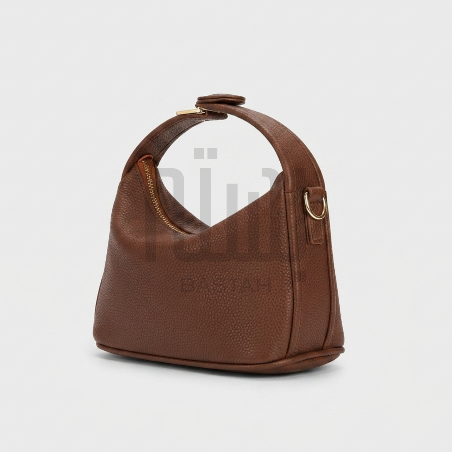 Noir Hobo Bag "Cafe Brown"