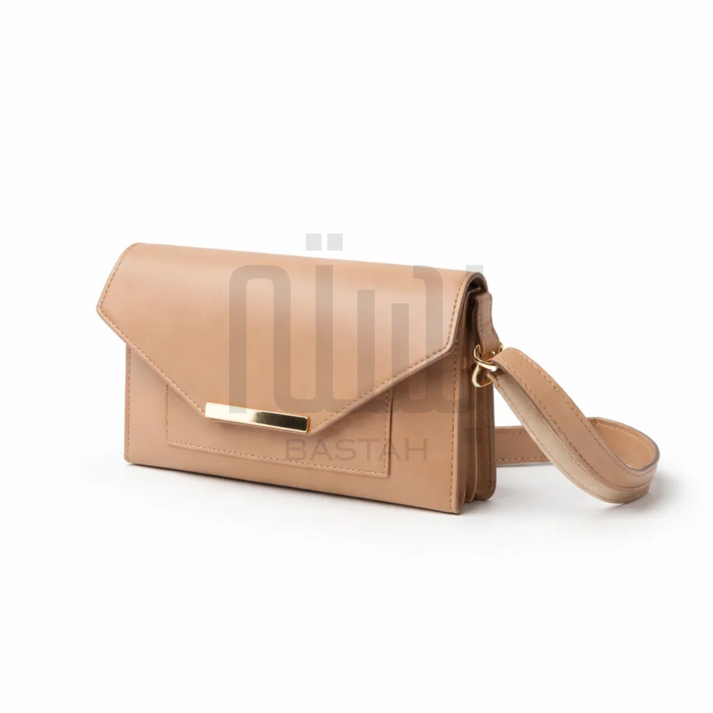 Snap Mini Crossbody Bag "Beige"