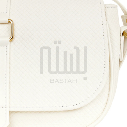 Duchess Saddle Bag "White"