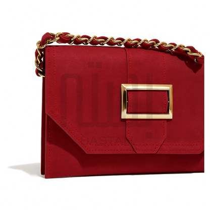 Halo Crossbody Bag "Scarlet Red"