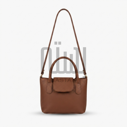 Noir Satchel Purse "Dark Brown"