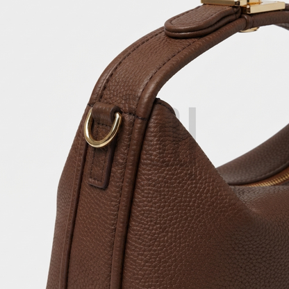 Noir Hobo Bag "Cafe Brown"