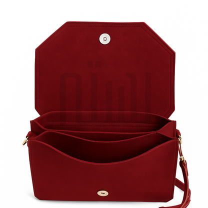 Halo Crossbody Bag "Scarlet Red"