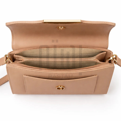 Snap Mini Crossbody Bag "Beige"