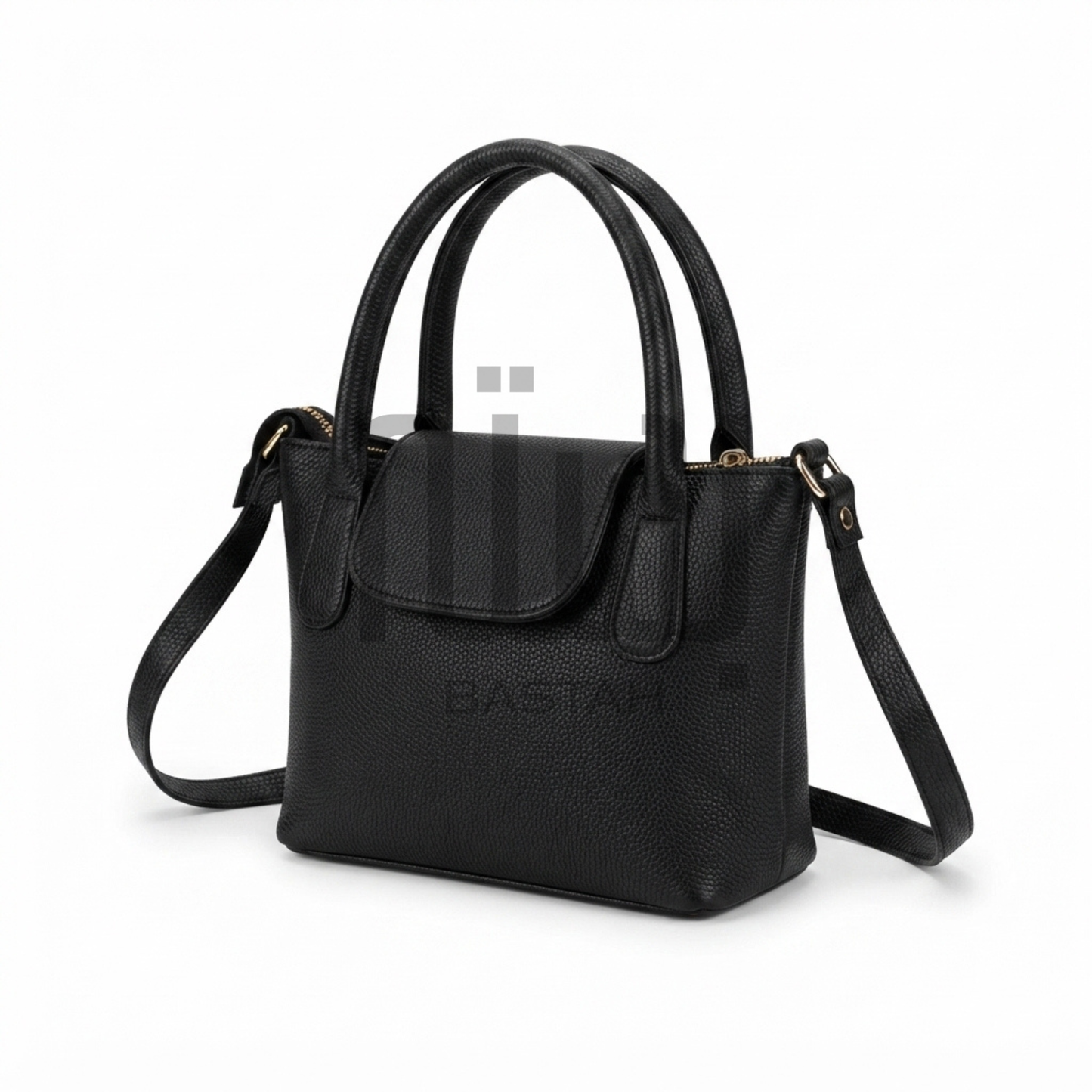 Noir Satchel Purse 'Black'