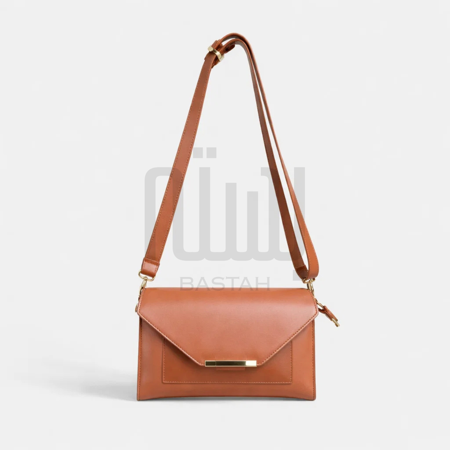 Snap Mini Crossbody Bag "Brown"