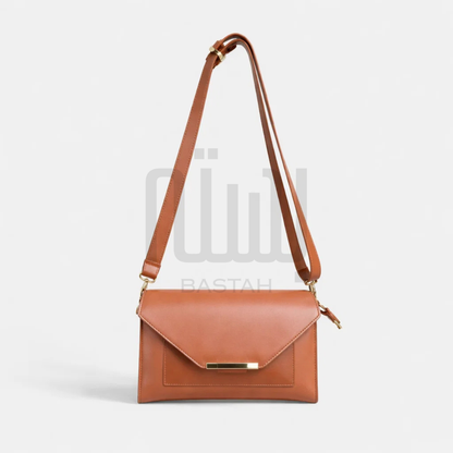 Snap Mini Crossbody Bag "Brown"