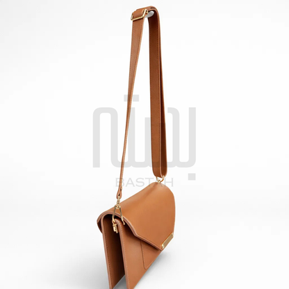 Snap Mini Crossbody Bag "Brown"