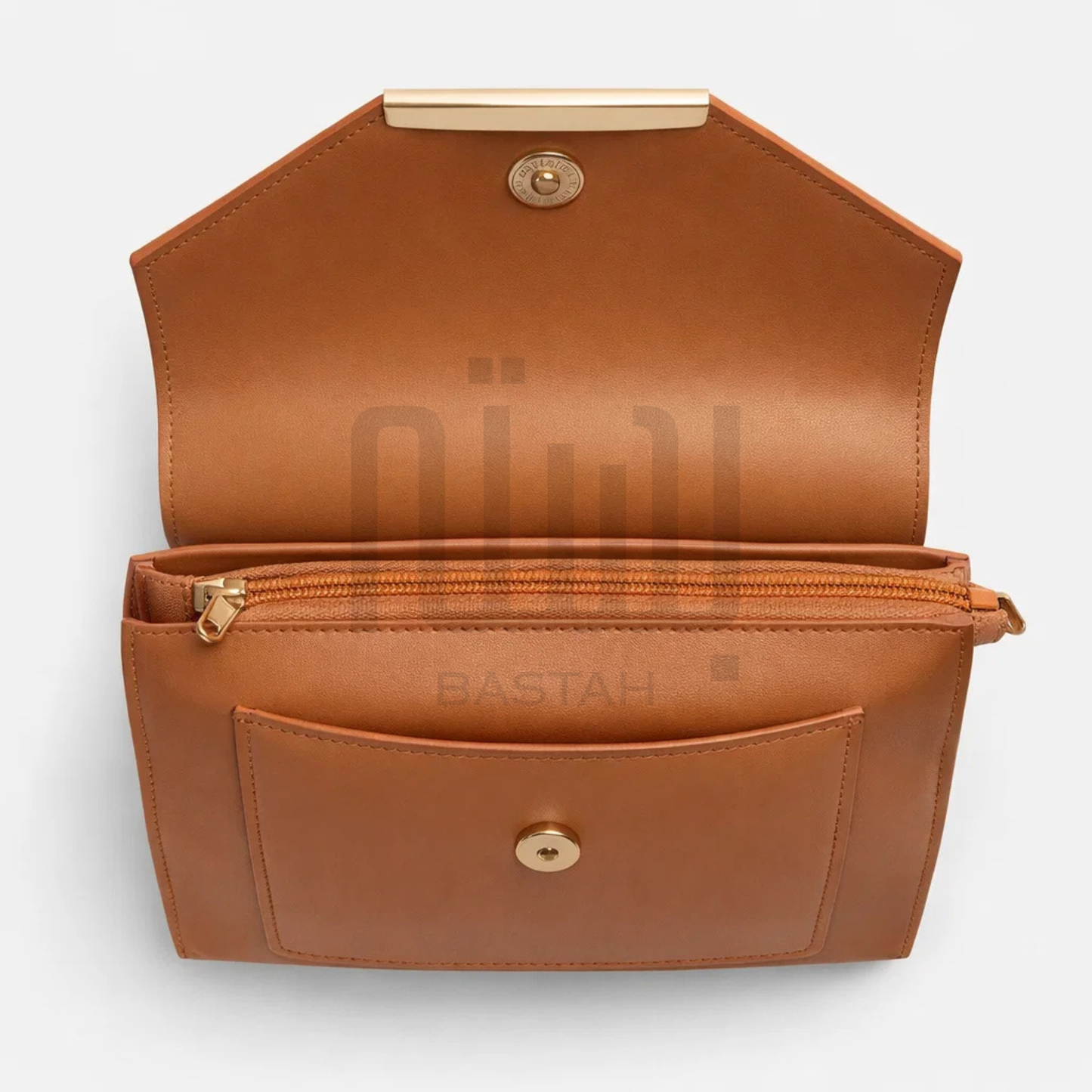 Snap Mini Crossbody Bag "Brown"