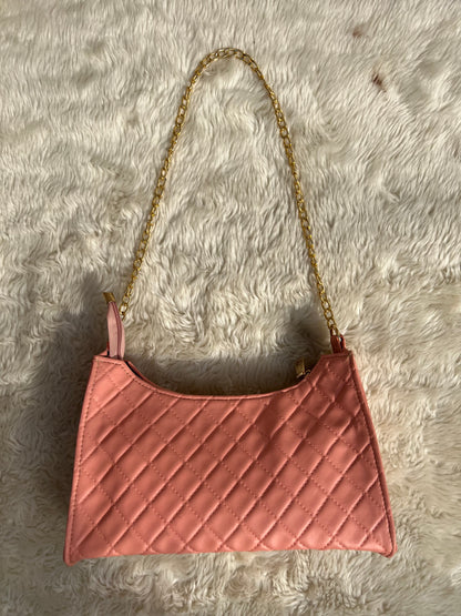 Quilted Handbag “Pink”