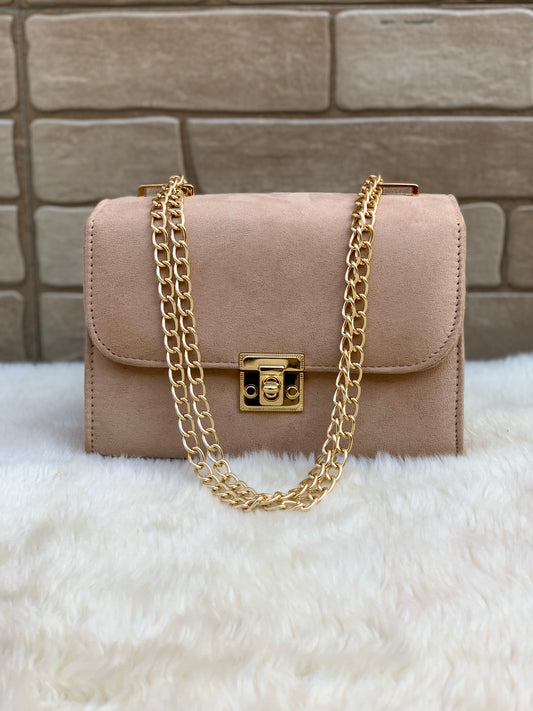 Alcan Chic Crossbody Bag “Beige”