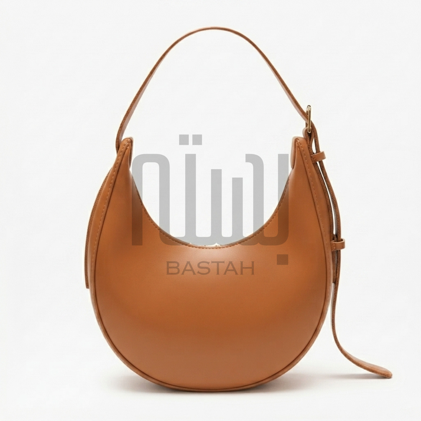 Luna Crescent Hobo Bag "Brown"