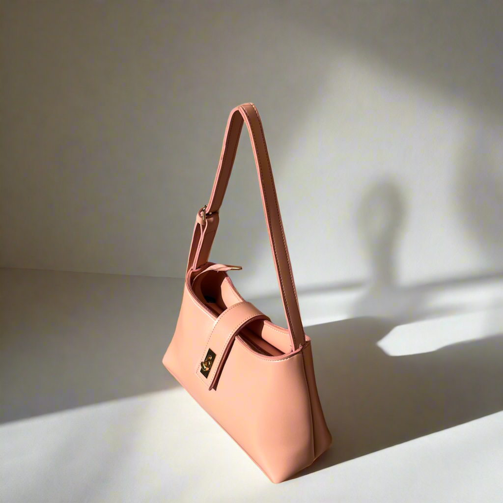 Casual Chic Saddle Bag “Pink”