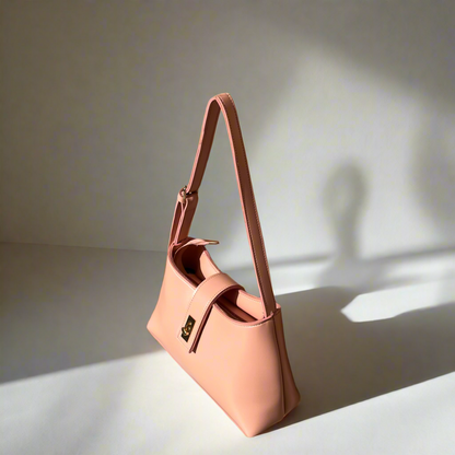 Casual Chic Saddle Bag “Pink”